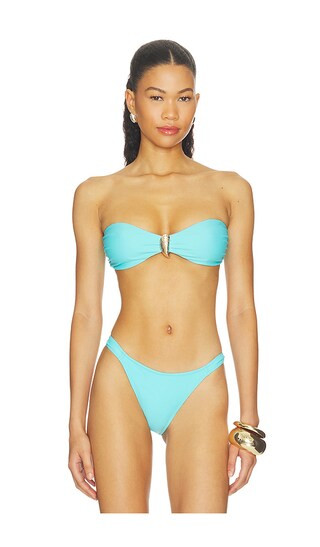 Sapphire Top in Aqua Blue | Revolve Clothing (Global)