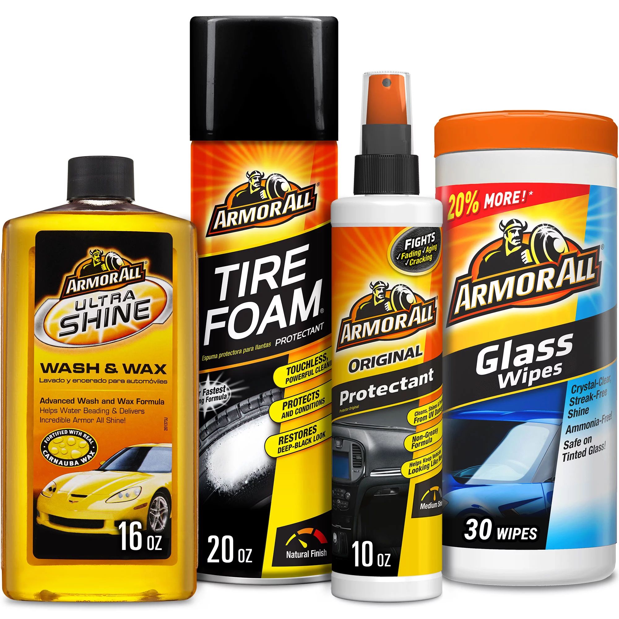 Armor All Complete Car Care Kit (4 Pieces), Car Cleaning - Walmart.com | Walmart (US)
