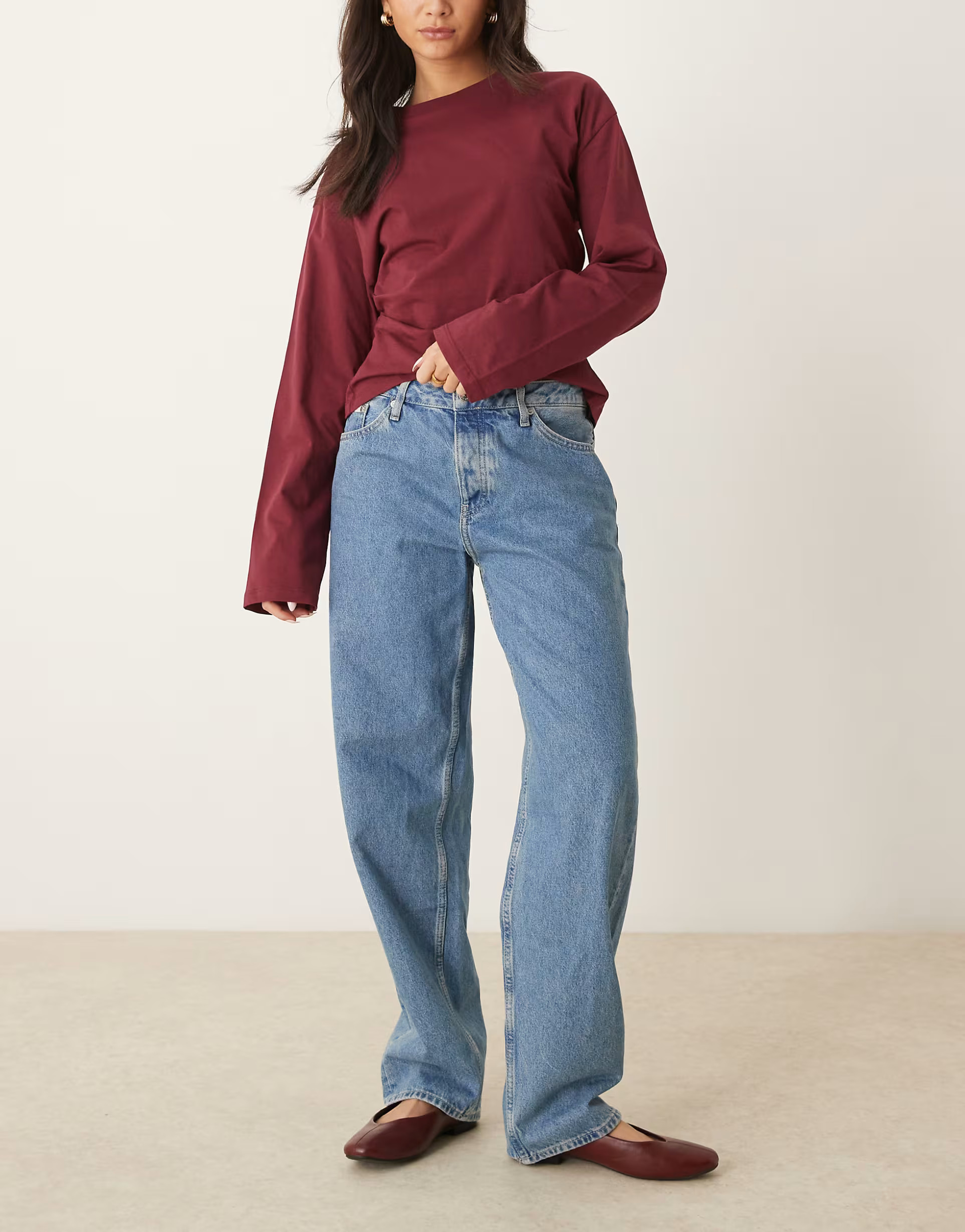 Calvin Klein Jeans 90's loose jeans in mid wash | ASOS | ASOS (Global)