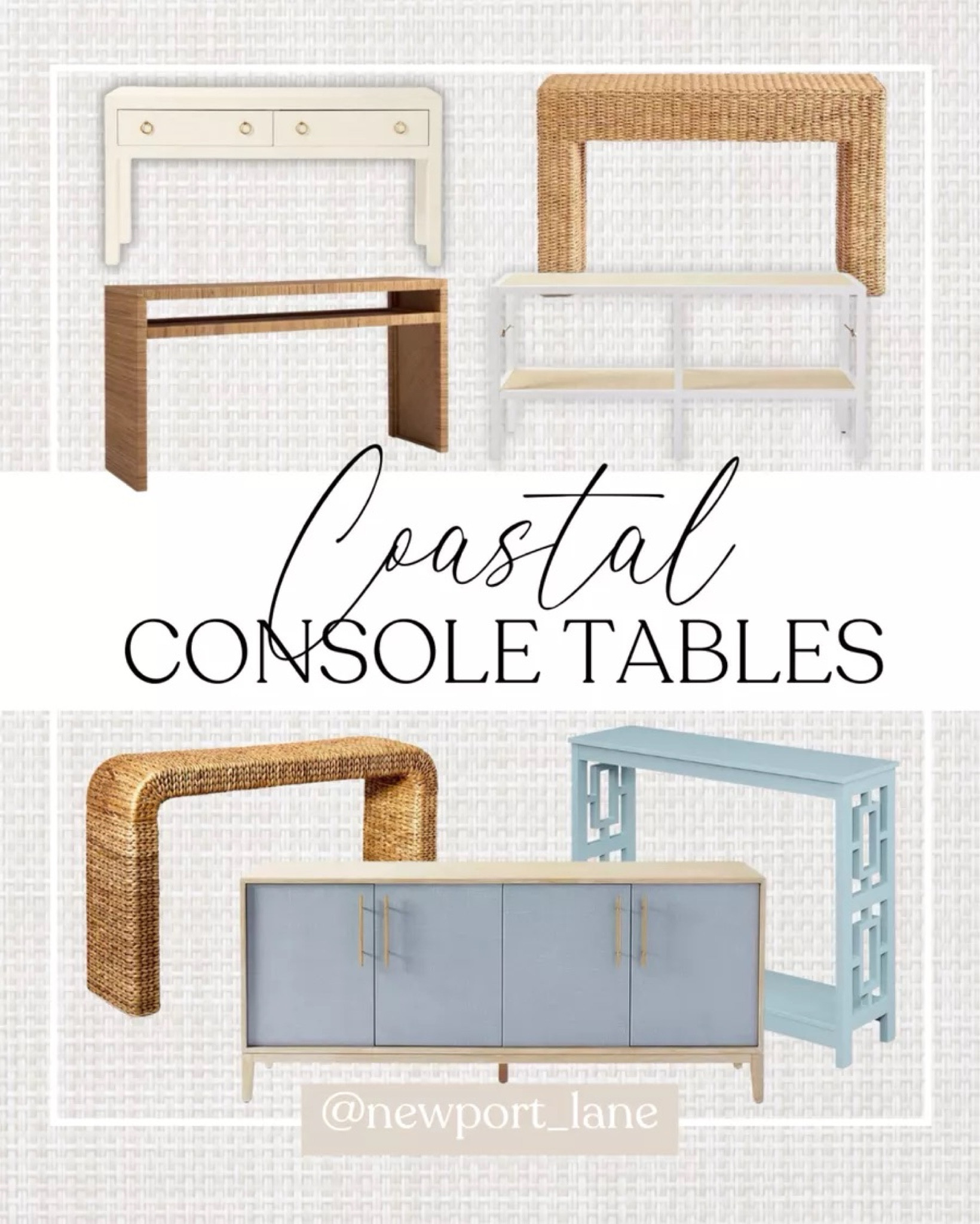 Coastal console tables round up of some of my top favorites! Perfect as entryway tables or hallway tables
12/4

#LTKStyleTip #LTKHome
