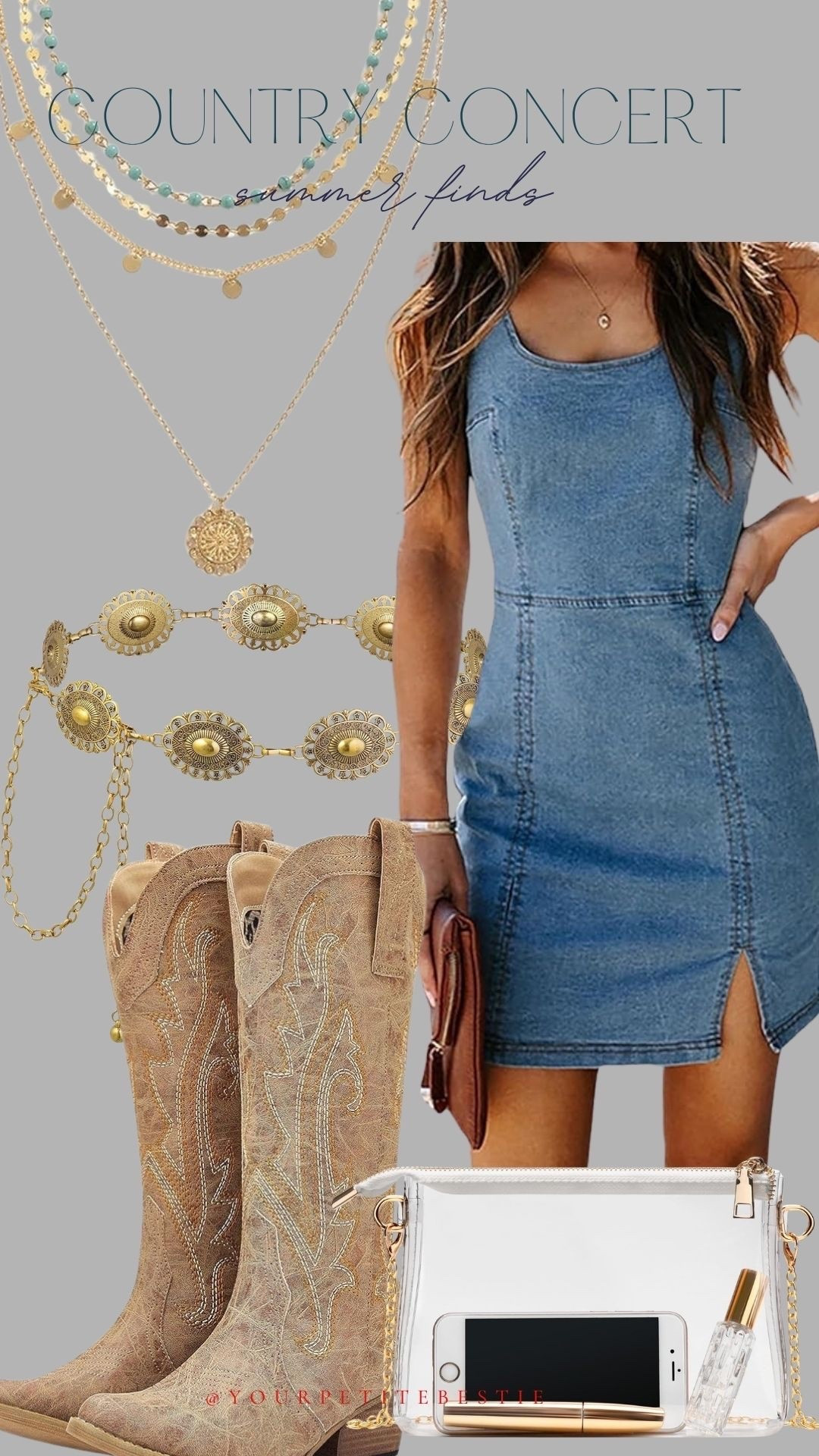 Country concert outfit inspo!! Love this dress with the boots! Simple but super cute and flattering!

#LTKootd #LTKPetite #LTKSaleAlert