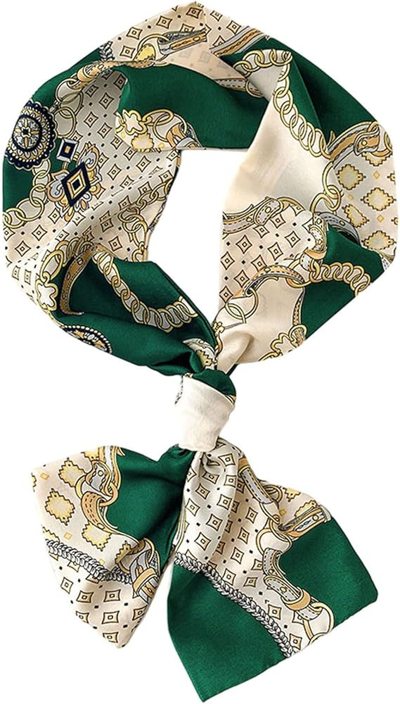 Dailyacc Hair Scarf for Women Fashion Silky Satin Headscarf Wrap Breathable Lightweight Neck Scar... | Amazon (US)