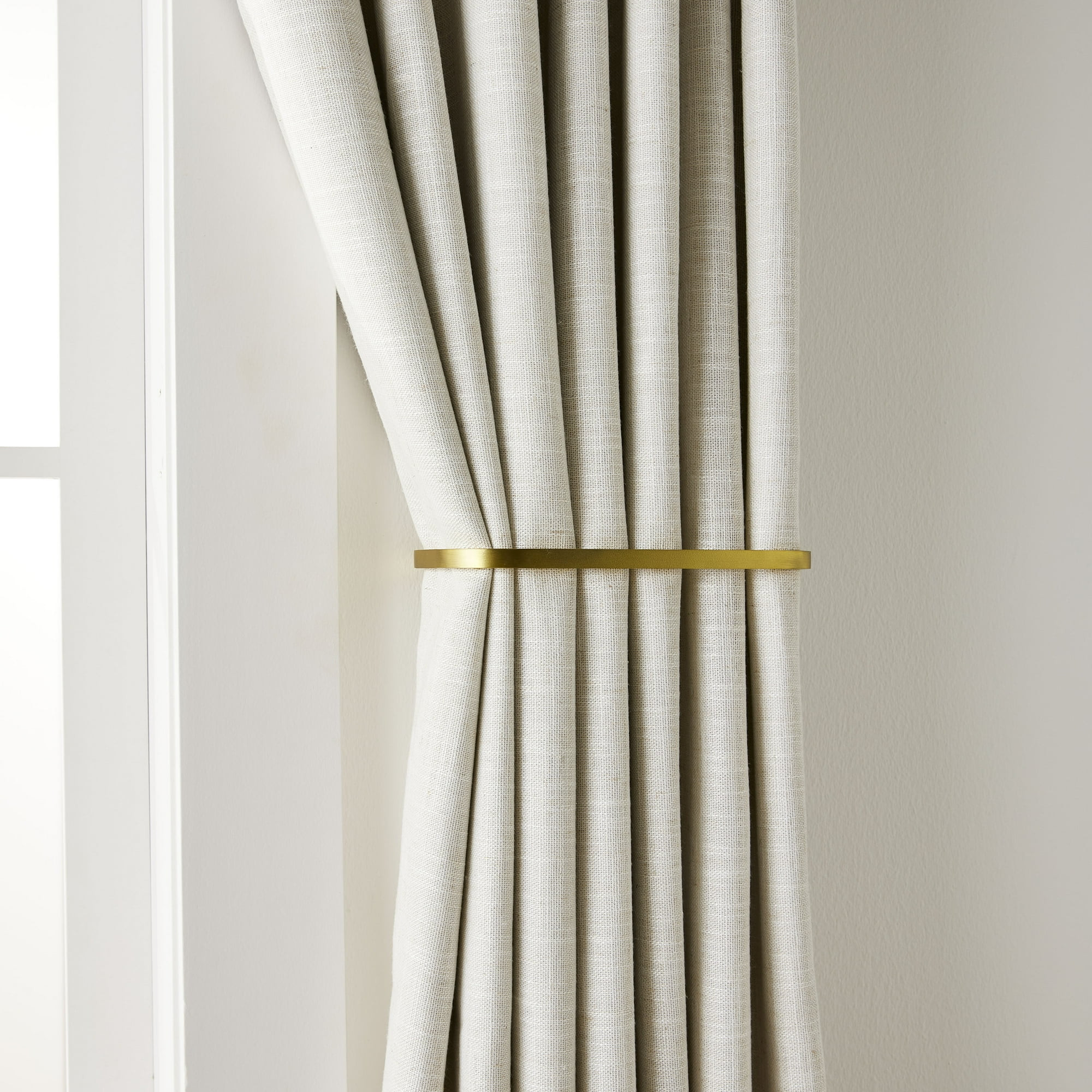 Better Homes & Gardens Brass Curtain Holdbacks, Set of Two - Walmart.com | Walmart (US)