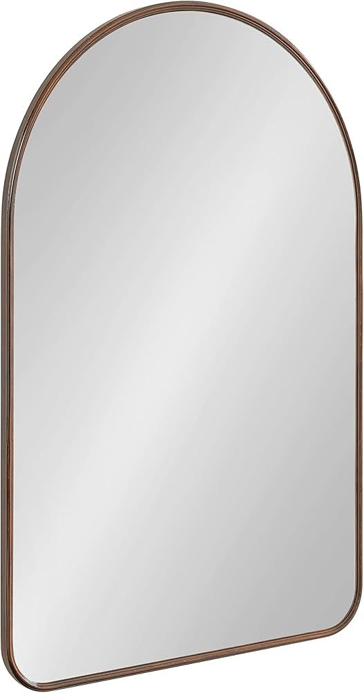 Kate and Laurel Caskill Mid-Century Arched Wall Mirror, 24 x 36, Dark Bronze, Decorative Large Mo... | Amazon (US)