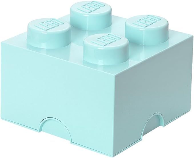 LEGO Storage Brick With 4 Knobs, in Medium Pink | Amazon (US)