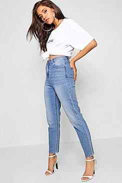 High Waist Mom Jeans | Boohoo.com (US & CA)