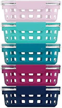Ello Duraglass Glass Food Storage Meal Prep Containers | Amazon (US)