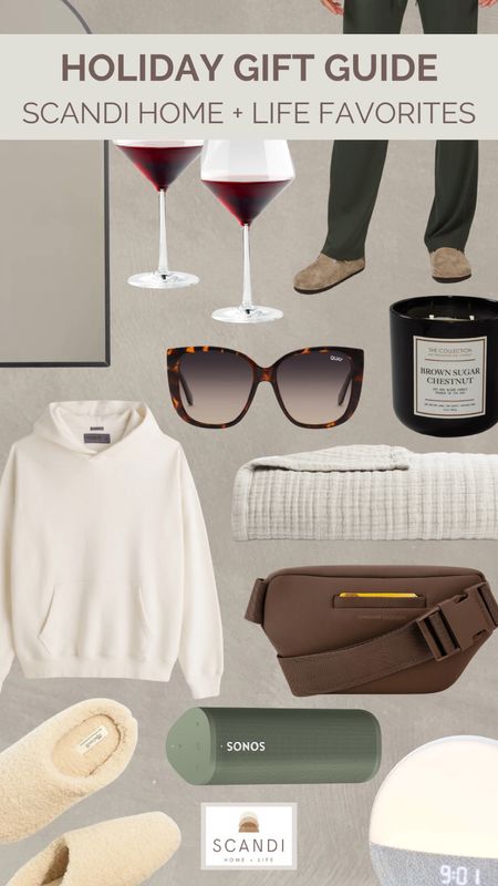 rounded up all my favorites for a tried and true scandi home and life gift guide 🤗 arch mirror | sunglasses | neutral sweatshirt | muslin blanket | belt bag | flare pants | wine glasses | gift guide for her | slippers | holiday gift guide

#LTKHoliday #LTKxAF #LTKGiftGuide