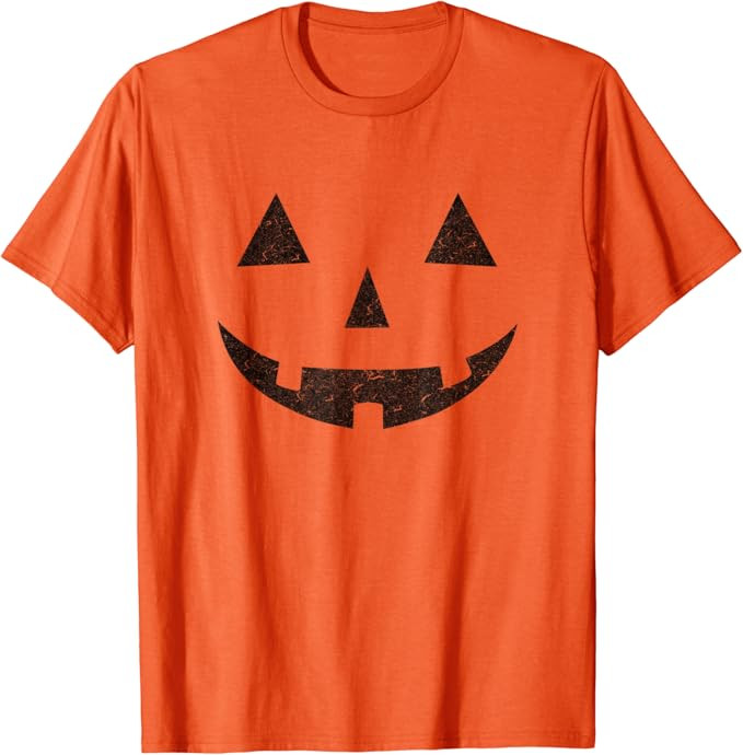 Vintage Jack o Lantern Jackolantern Pumpkin Face T-Shirt | Amazon (US)