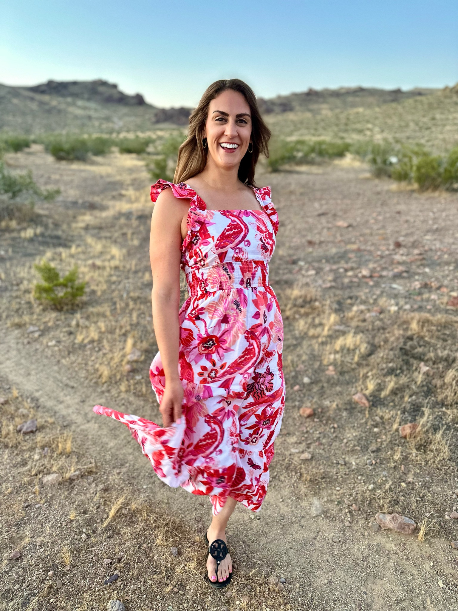 Dress is Banjanan (sold out) but I’ve linked some similar (and equally fun!) styles.

#LTKShoeCrush #LTKSeasonal #LTKStyleTip