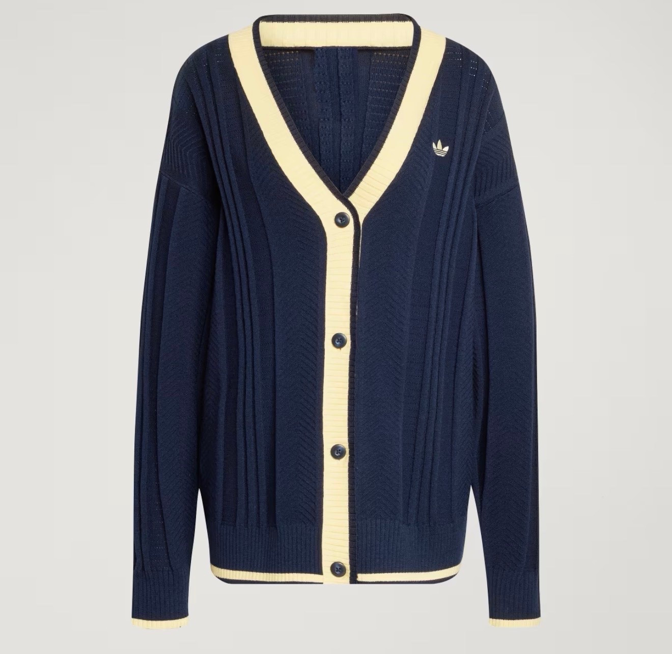 My adidas cardigan sweater you loved so much is back in stock. Low quantities so snag it quick. I got a M for an oversized look but S would be my normal size