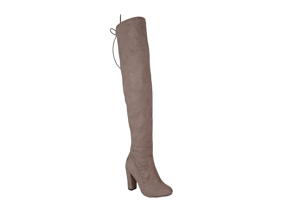 Journee Collection Maya Boot (Taupe) Women's Shoes | Zappos