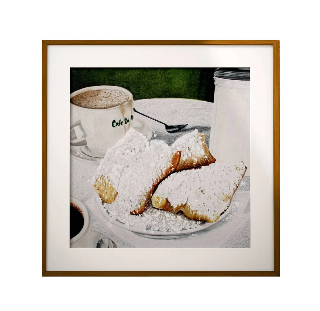 New Orleans Art Cafe Du Monde Coffee and Beignets Fine Art - Etsy | Etsy (US)