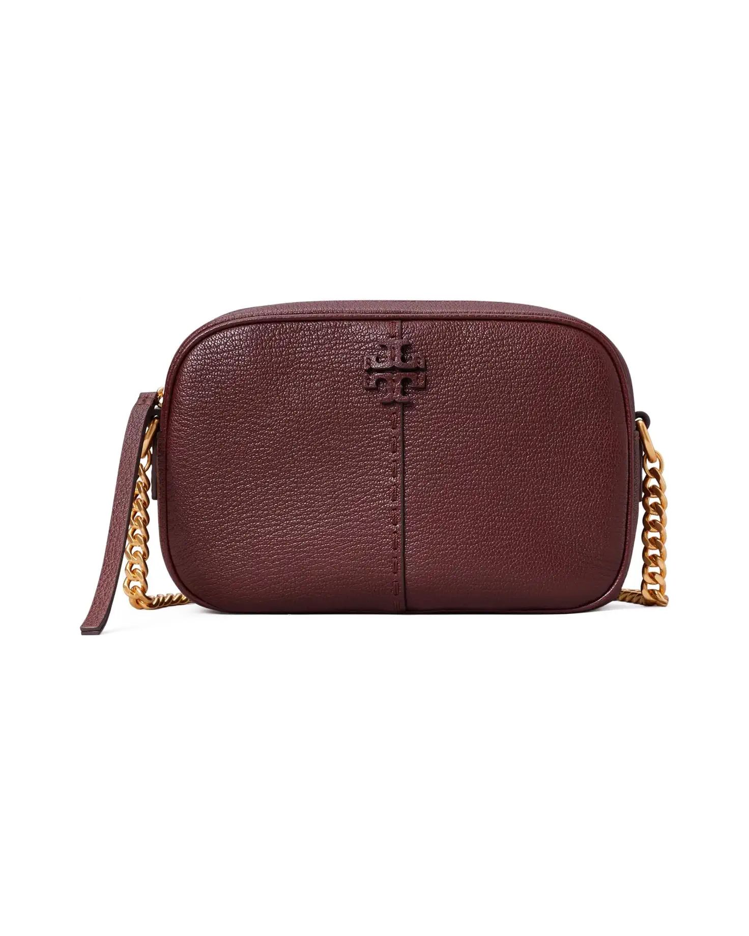 Tory Burch McGraw Textured Leather Camera Bag | Zappos