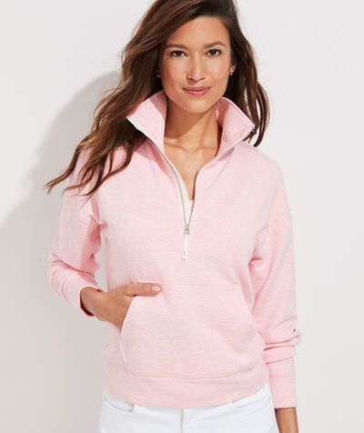 Lightweight Dreamcloth Funnel Neck 1/2-Zip | vineyard vines