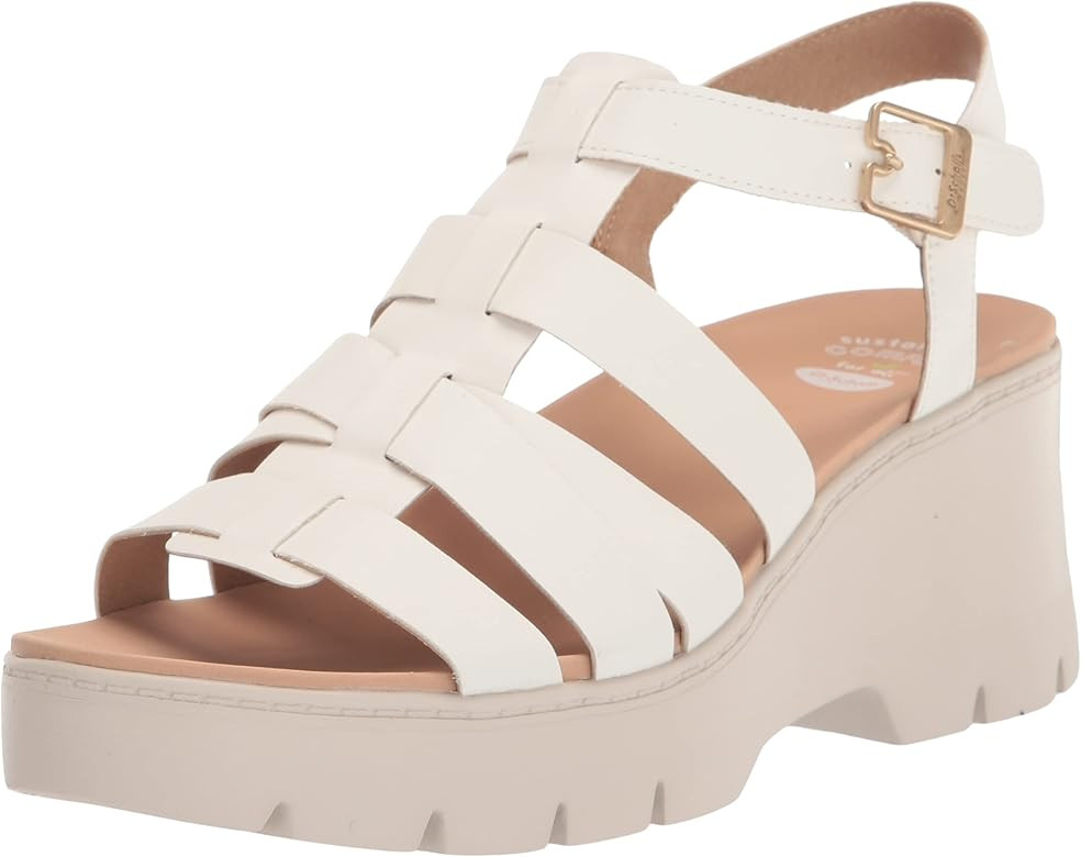 Dr. Scholl's Shoes Women's Check It Out Platform Wedge Fisherman Sandal | Amazon (US)