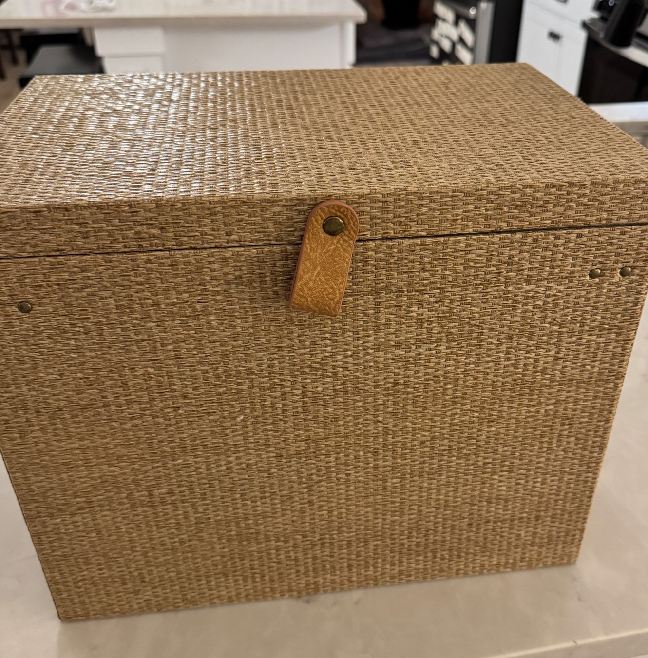 Woven file box - organization made pretty! Office organization, school organization 

#LTKFindsUnder50 #LTKmomlife #LTKHome