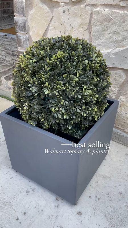 These Walmart planters and the topiary have been a hit! Check them out! 

Walmart 
Outdoor furniture 
Outdoor patio 

home office
oureveryday.home
tv console table
tv stand
dining table 
sectional sofa
light fixtures
living room decor
dining room
amazon home finds
wall art
Home decor

#LTKsalealert #LTKunder50 #LTKhome