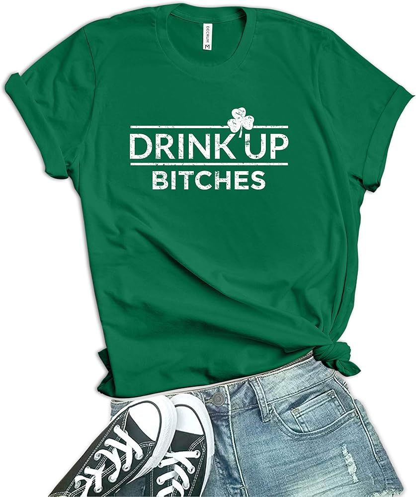 Green St Patricks Day Shirt Women - Magically Delicious Patty's Irish Saint Patricks Day Outfits ... | Amazon (US)