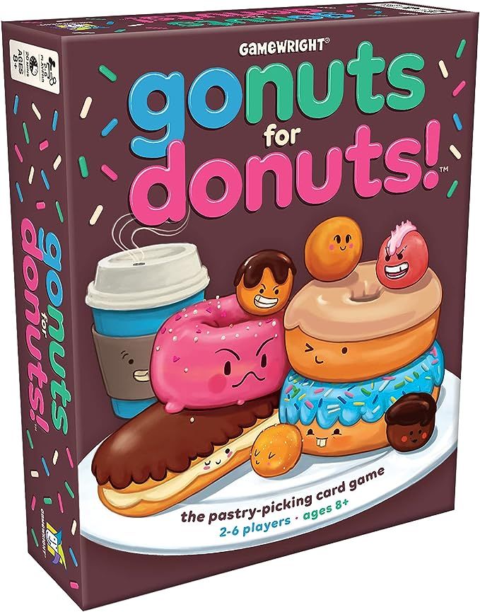 Gamewright - Go Nuts for Donuts - The Pastry-Picking Card Game, 96 months to 156 months | Amazon (US)