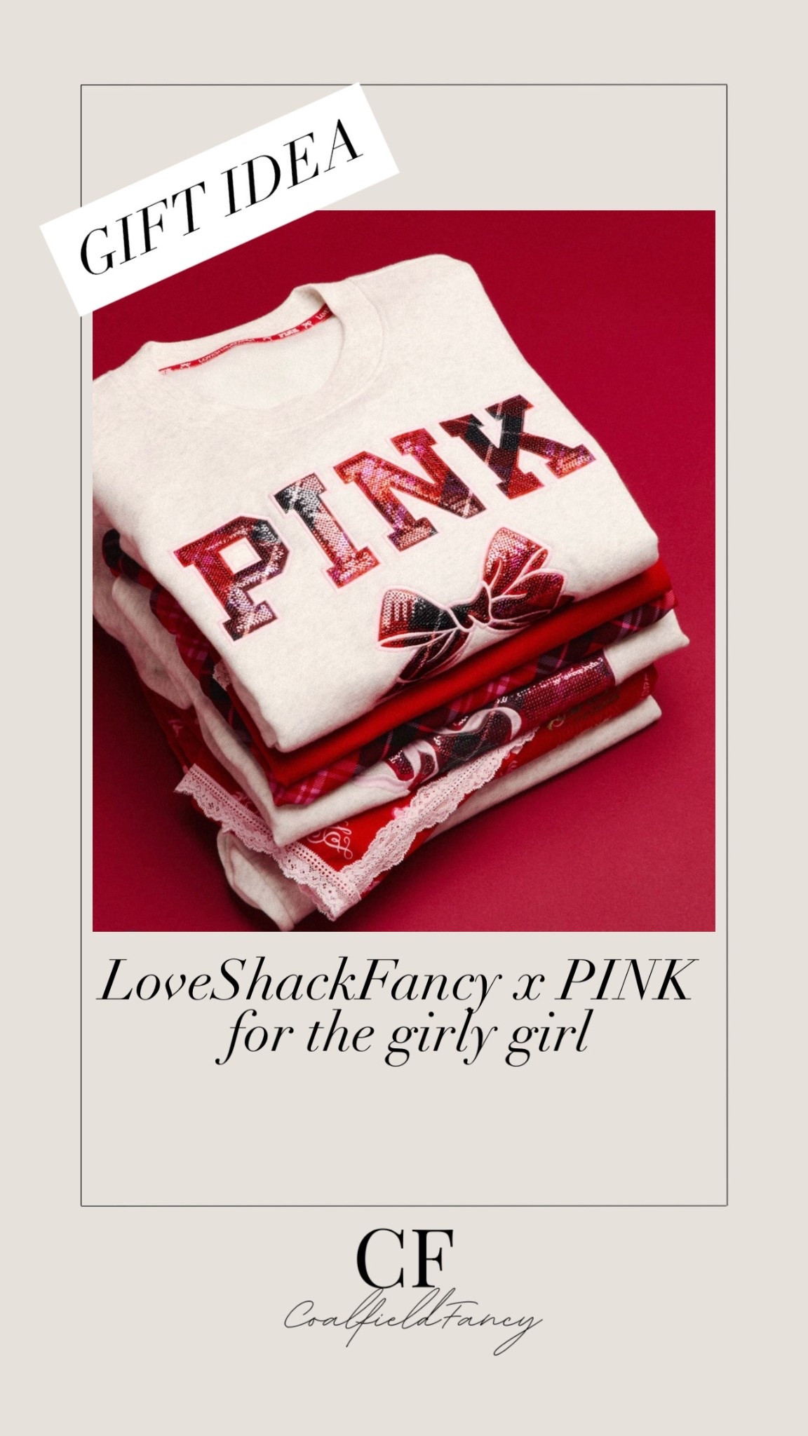 LoveShackFancy x PINK
Gifts for the girly girl


#LTKFindsUnder50 #LTKGiftGuide