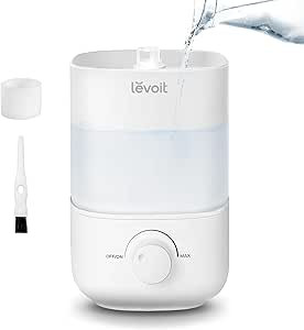 LEVOIT Top Fill Humidifiers for Bedroom, 2.5L Tank for Large Room, Easy to Fill & Clean, 28dB Qui... | Amazon (US)