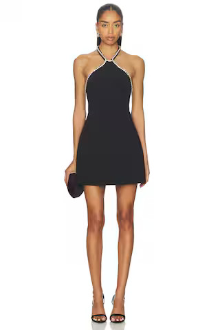 MAJORELLE Lisa Mini Dress in Black from Revolve.com | Revolve Clothing (Global)
