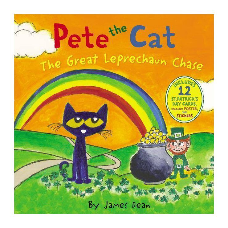Great Leprechaun Chase -  (Pete the Cat) by James Dean (Hardcover) | Target