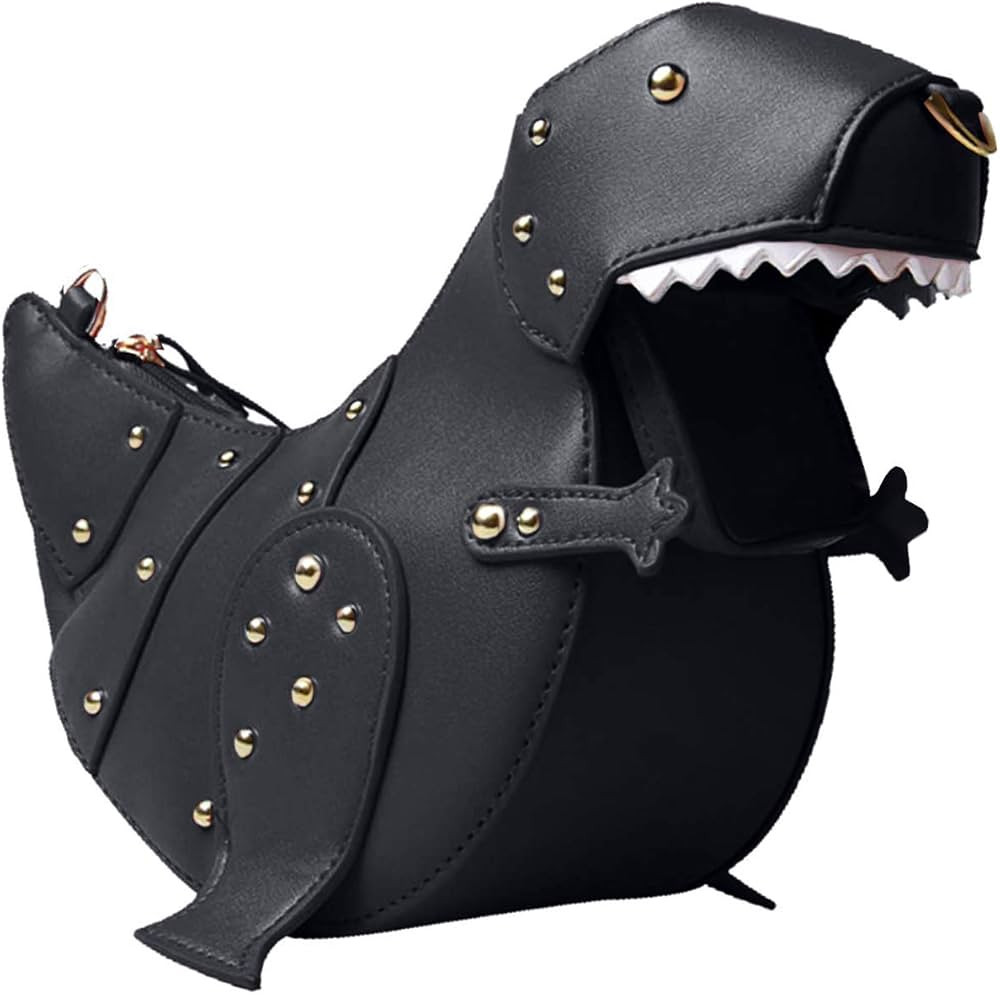 SUKUTU Upgrade Dinosaur Shape PU Leather Rivet Purses for Women, New Girls Crossbody Purses Shoul... | Amazon (US)