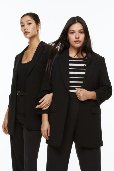 Gathered-sleeve Jacket | H&M (US + CA)