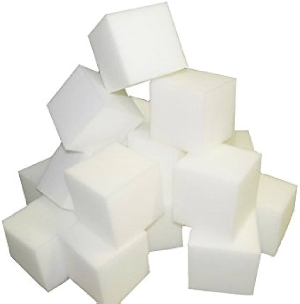 Isellfoam Foam Pit Cubes/Blocks 500 pcs (White) 4"x4"x4" Foam Blocks for Foam Pits, Gymnastics Fo... | Amazon (US)