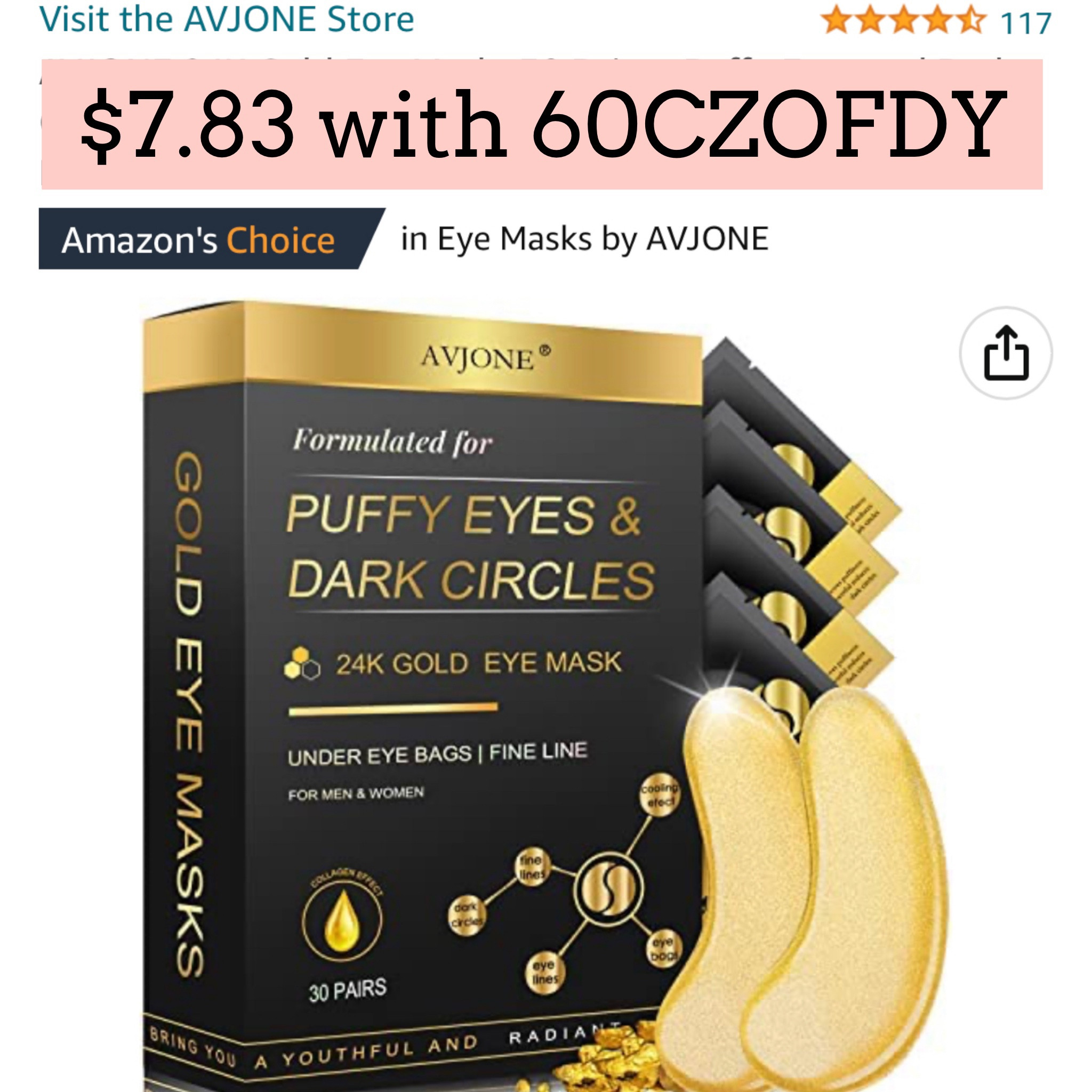 Eye mask 

#LTKbeauty #LTKunder50 #LTKsalealert