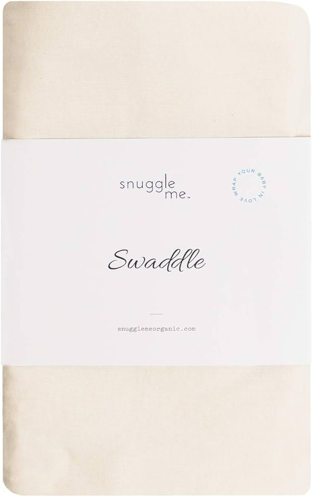 snuggle me Swaddle | Organic Cotton Swaddle Blanket, Soft Stretch, 47 x 47 inches | Natural | Amazon (US)