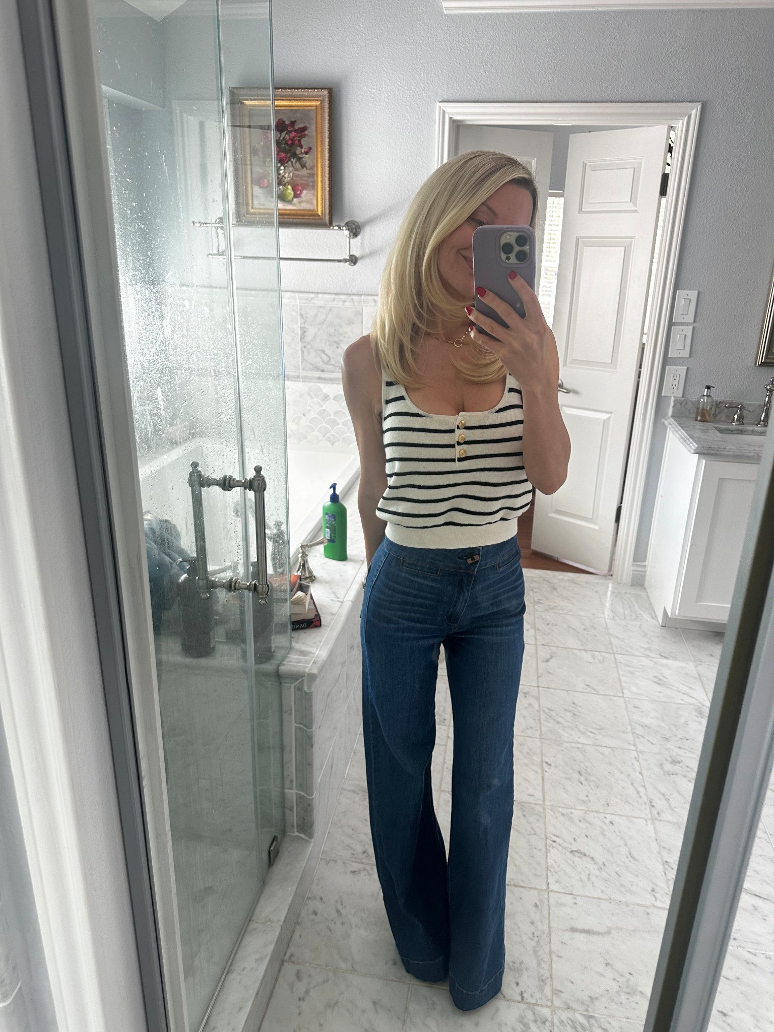 Love these wide leg jeans!

#LTKPetite #LTKStyleTip