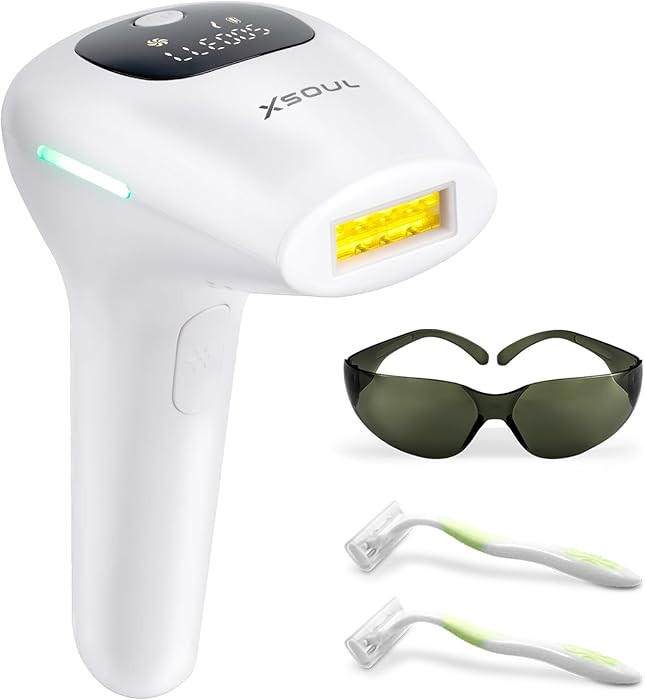 XSOUL At-Home IPL Hair Removal for Women and Men Permanent Hair Removal 999,999 Flashes Painless ... | Amazon (US)