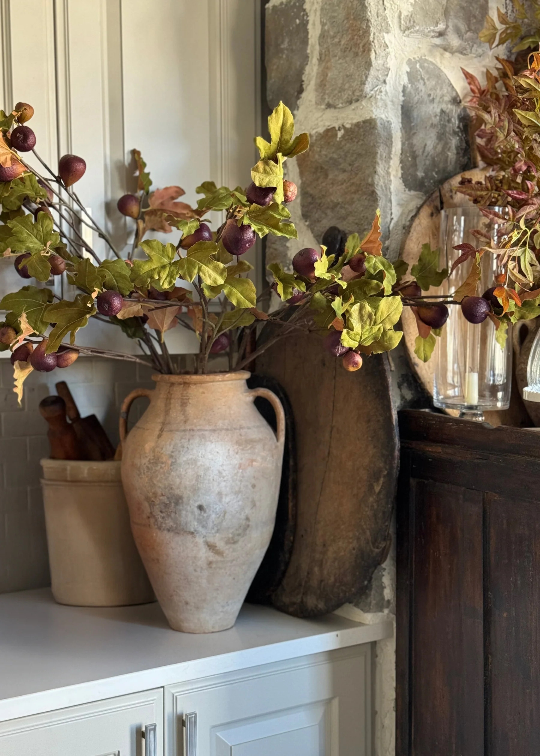 Dried Look Faux Fig Branch | Shop Botanicals at Afloral | Afloral