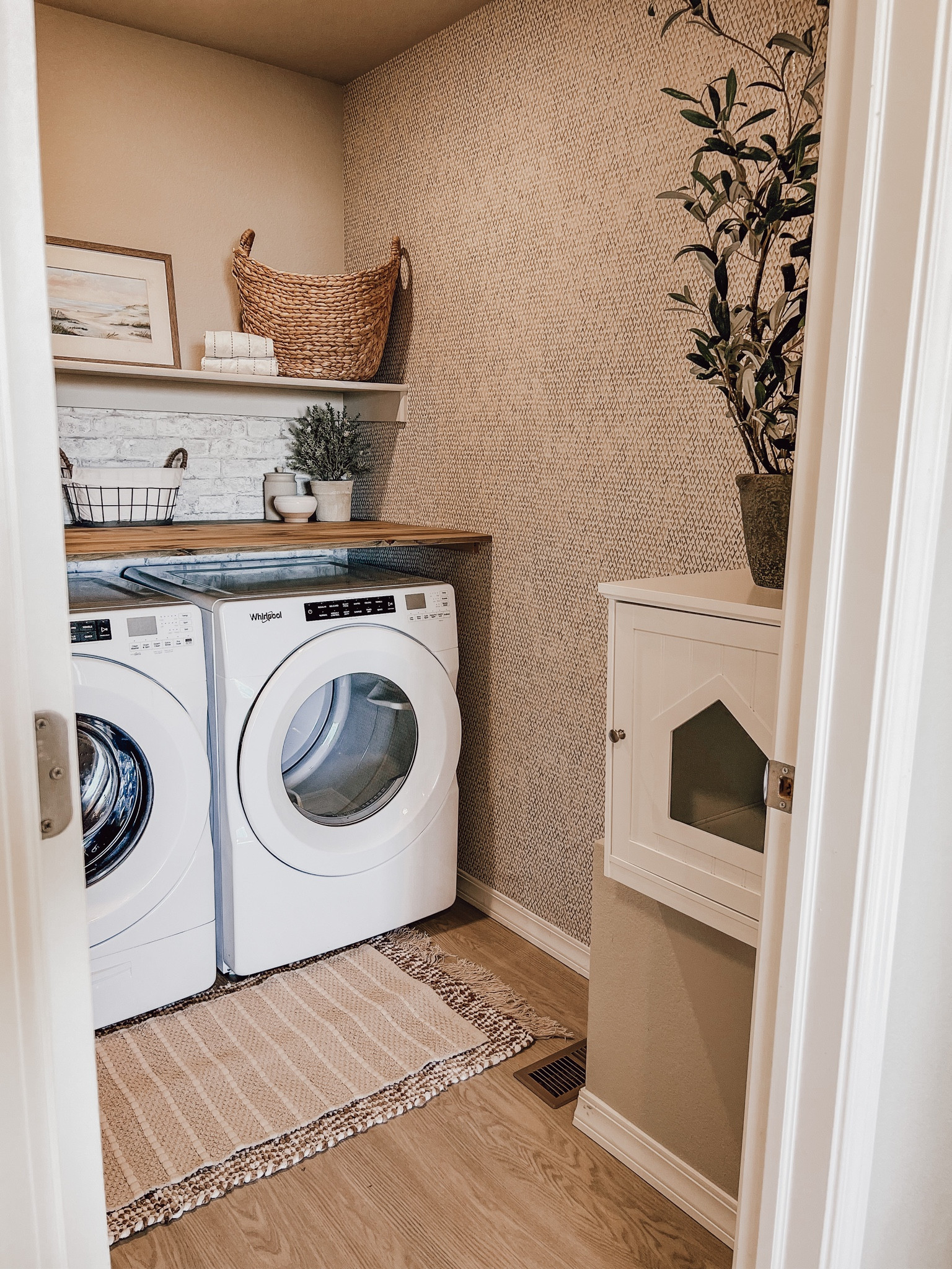 budget laundry room 😍 #homedecor #budgethome 

#LTKhome #LTKsalealert
