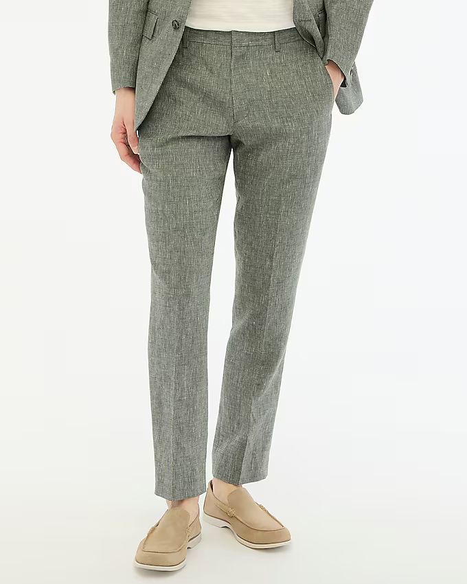 Slim Thompson suit pant in linen | J.Crew Factory