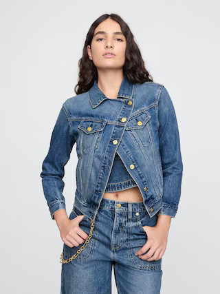 Gap × Cult Gaia Asymmetrical Denim Jacket | Gap (US)