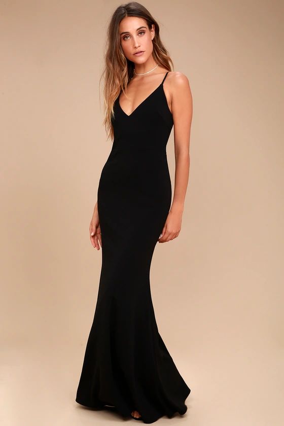 Infinite Glory Black Maxi Dress | Lulus (US)
