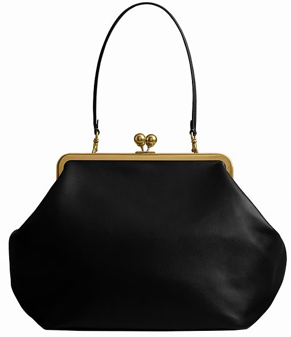 Large Oversized Kisslock Frame Shoulder Clutch Bag | Dillard's