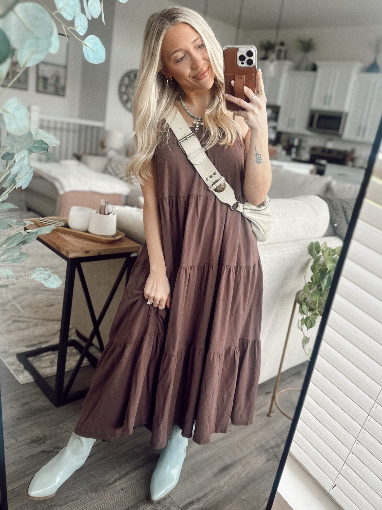 church ootd ~ loving this maxi dress comes in 3 colors! I’m in a XS! 

#LTKFindsUnder100 #LTKSeasonal #LTKStyleTip