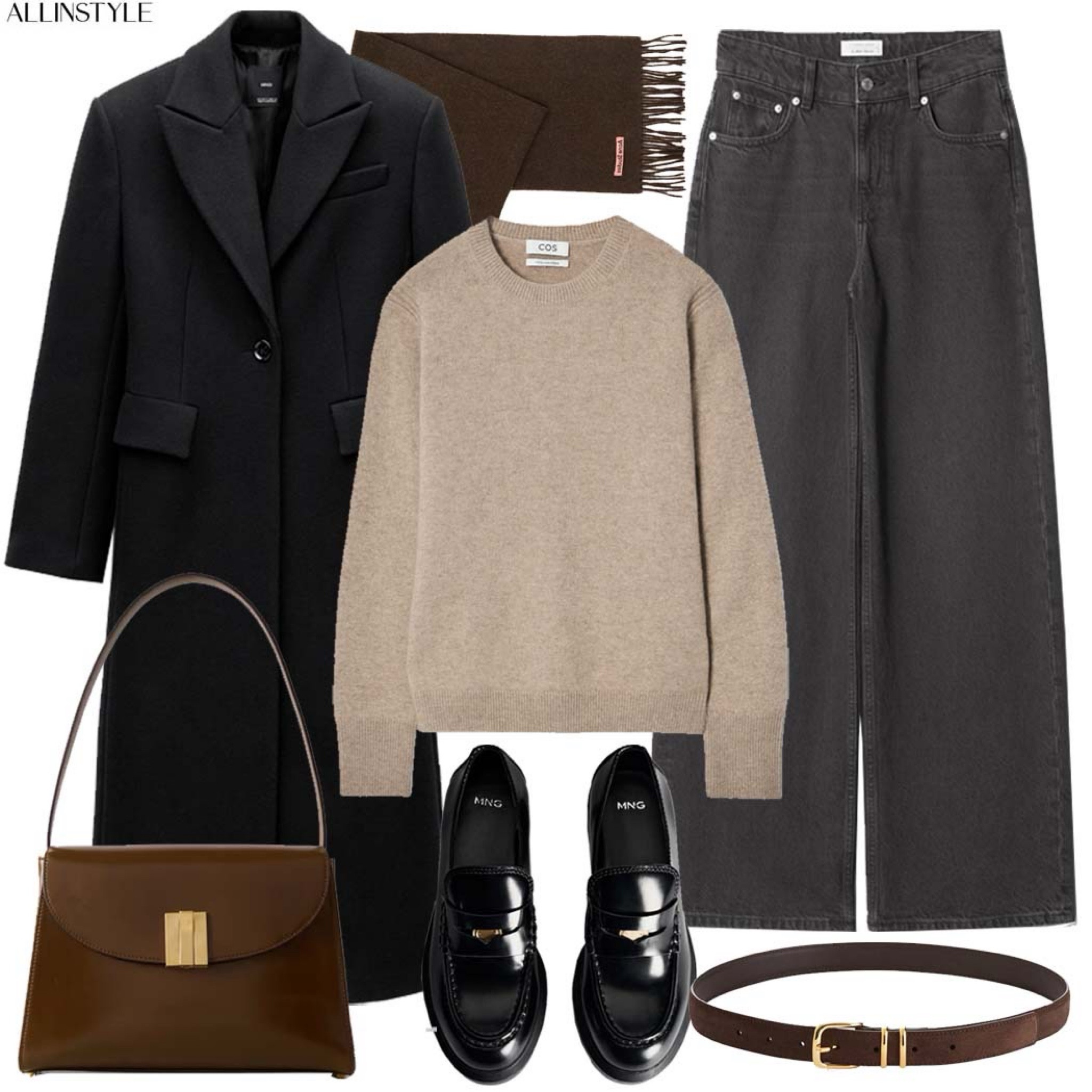 Black jeans and black coat outfit 

#LTKuk #LTKautumn #LTKluxury