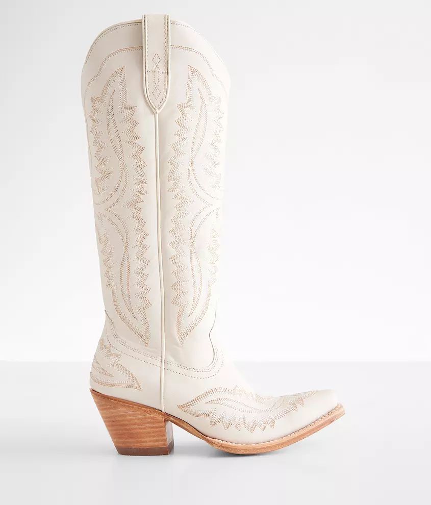 Casanova Blanco Leather Western Boot | Buckle