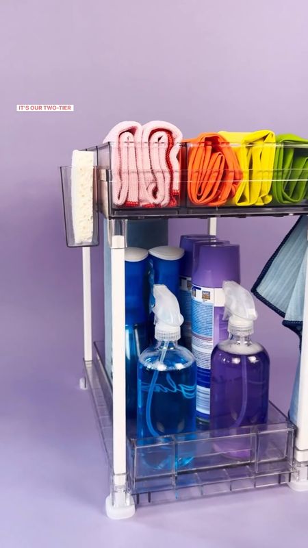 You might be spring cleaning this weekend, but how are those cleaning closets looking? Linked the best solutions for your space!
