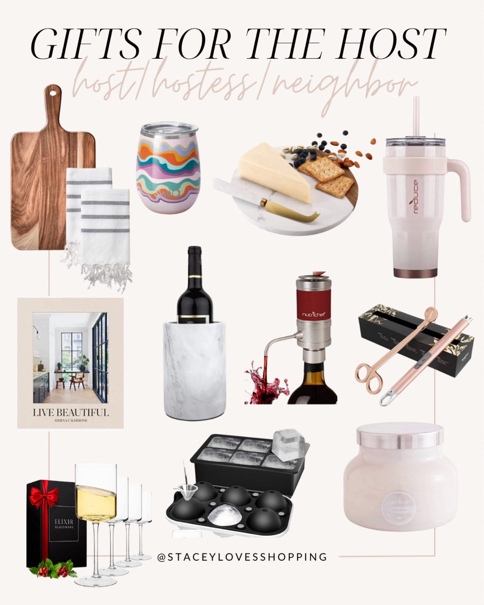 Gifts for the host - gifts for the hostes - hostess gifts - host gifts - neighbor gifts - gifts for the neighbor 

#LTKGiftGuide #LTKHoliday #LTKSeasonal