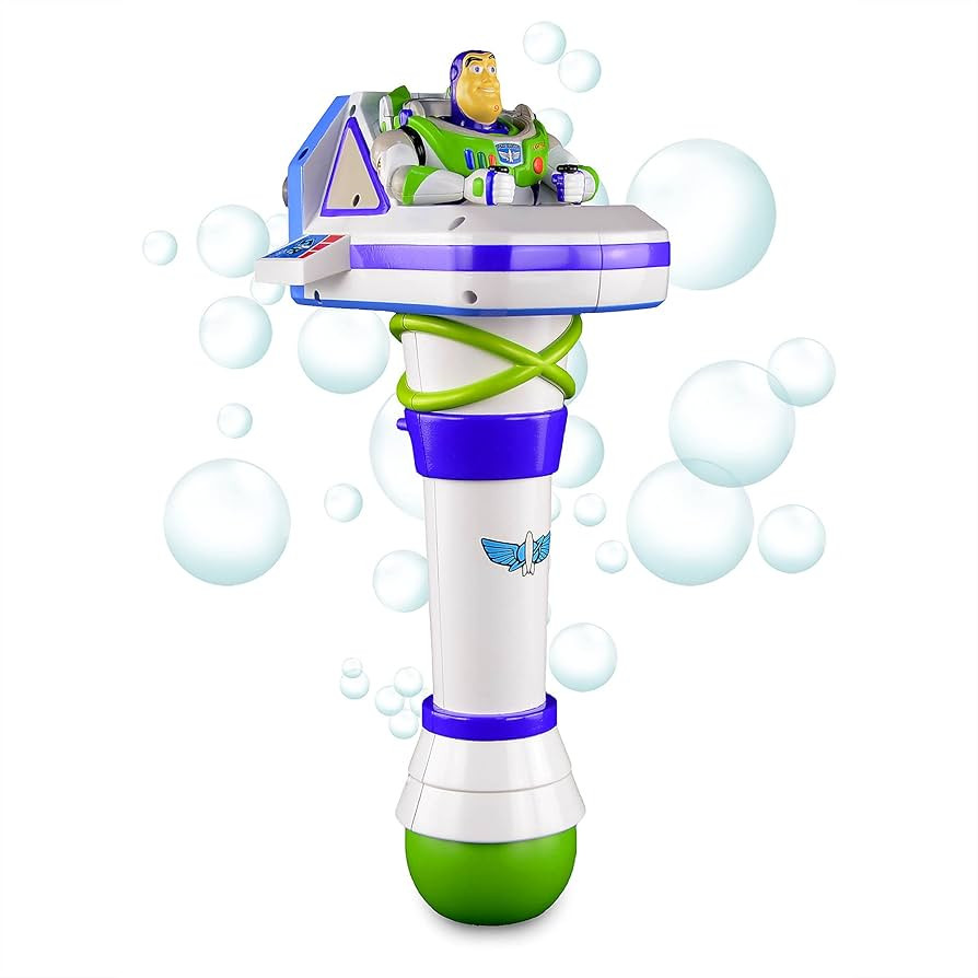 Disney Store Official Toy Story Buzz Lightyear Light-Up Bubble Wand – Interactive LED Toy, Perf... | Amazon (US)