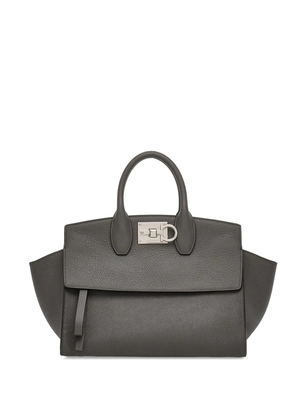Ferragamo Studio logo-plaque Tote Bag  | Grey | FARFETCH CA | Farfetch Global