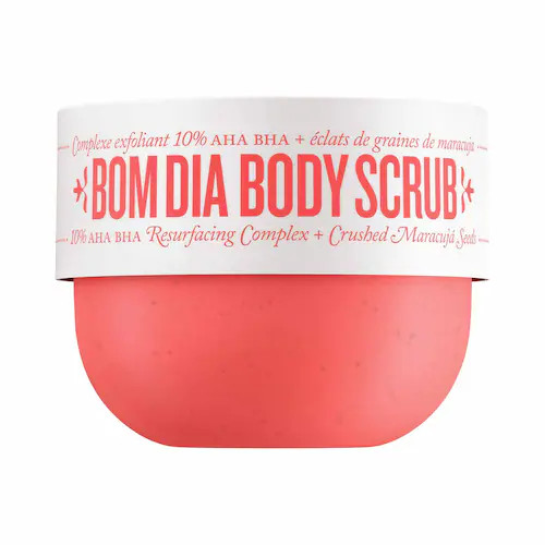 Bom Dia Body Scrub 10% AHA BHA Resurfacing Complex + Crushed Maracujá Seeds | Sephora (US)