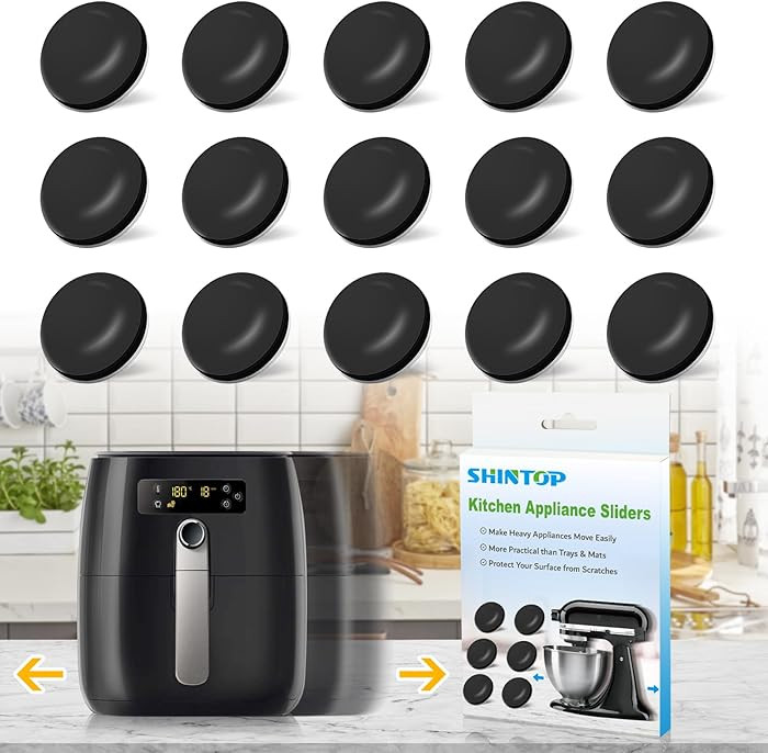 Kitchen Appliance Sliders, 16pcs Self Adhesive Small Moving Sliders Teflon Appliance Mover for Co... | Amazon (CA)